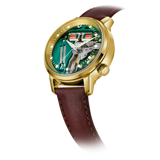 Bulova Accutron 314 Spaceview 18K Goud 27A206