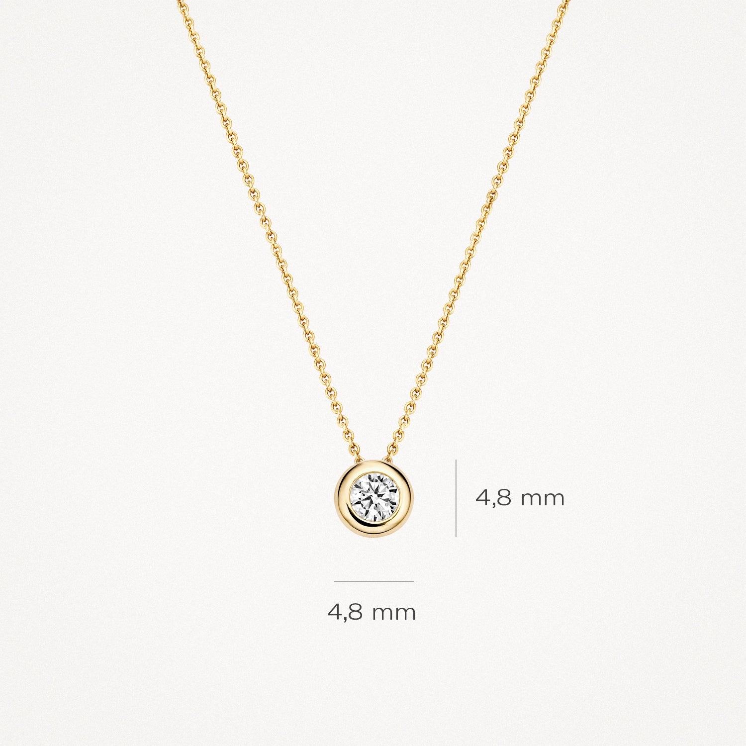 Blush Ketting 14kt Goud 3052YZI