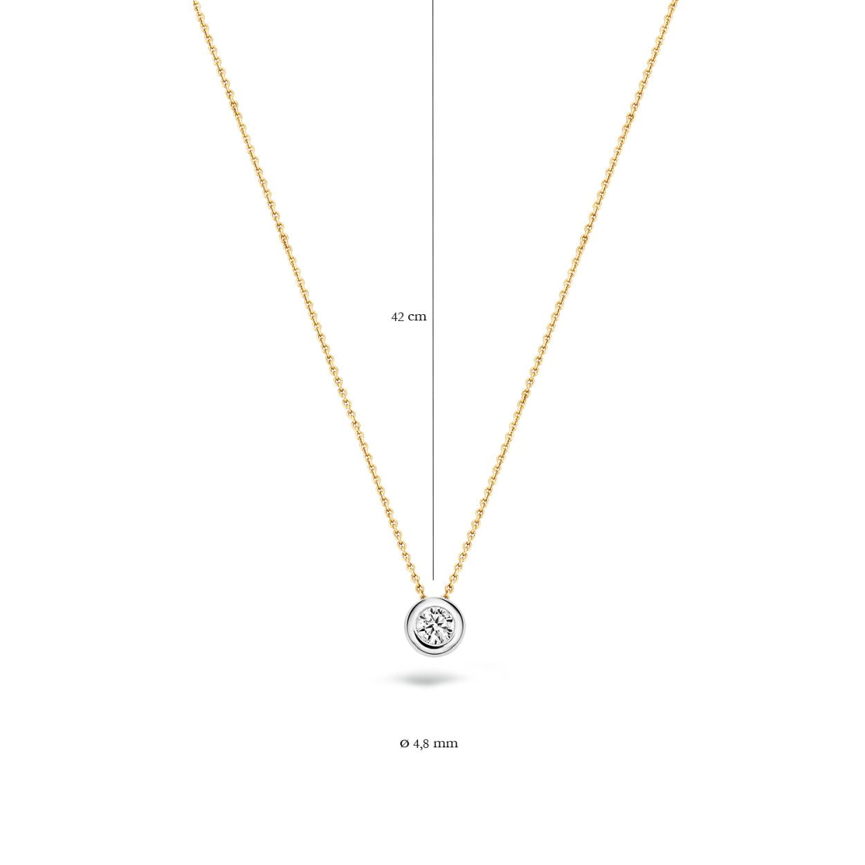 Blush Ketting 14kt Goud 3052BZI