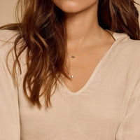 Blush Ketting 14kt Witgoud 3055WYR