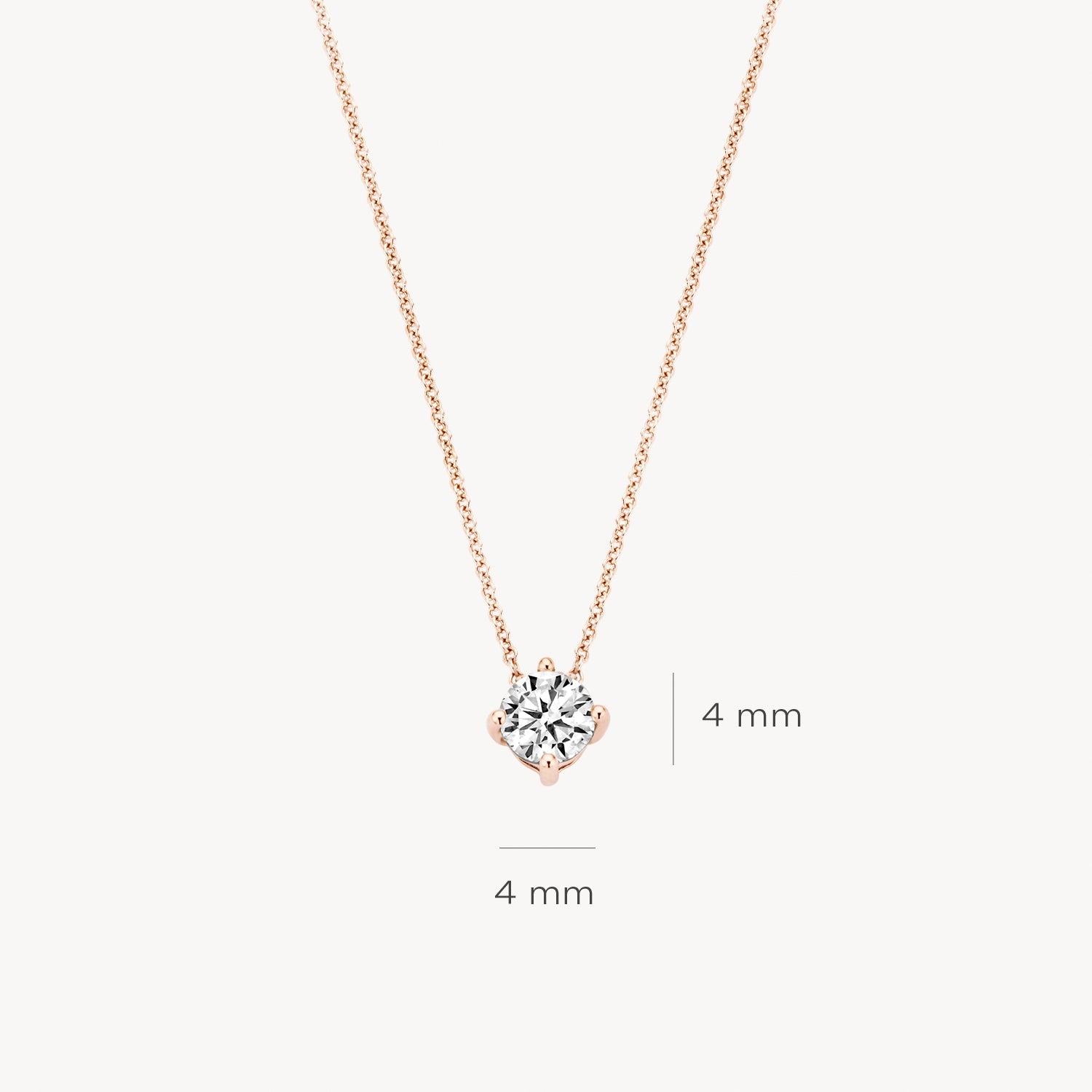 Blush Ketting 14kt Roségoud 3057RZI