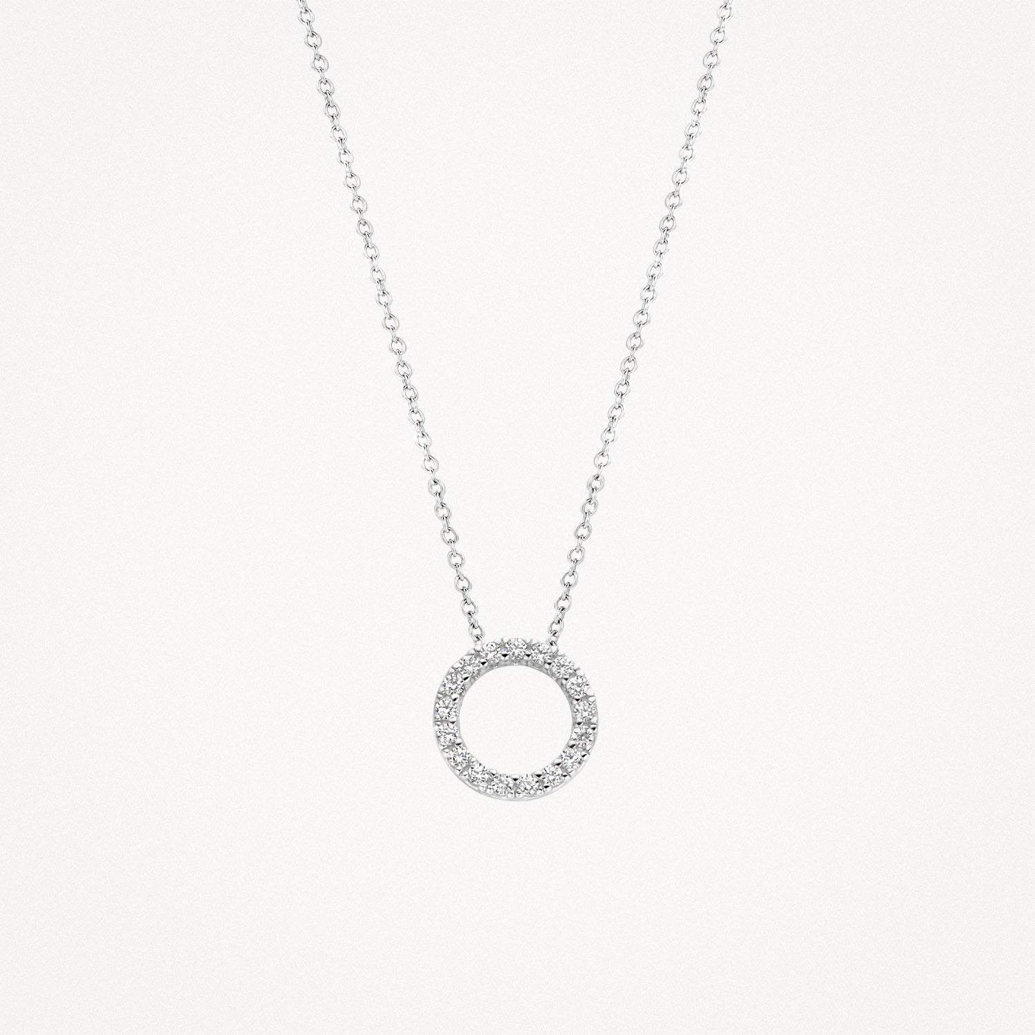 Blush Ketting 14kt Witgoud 3065WZI