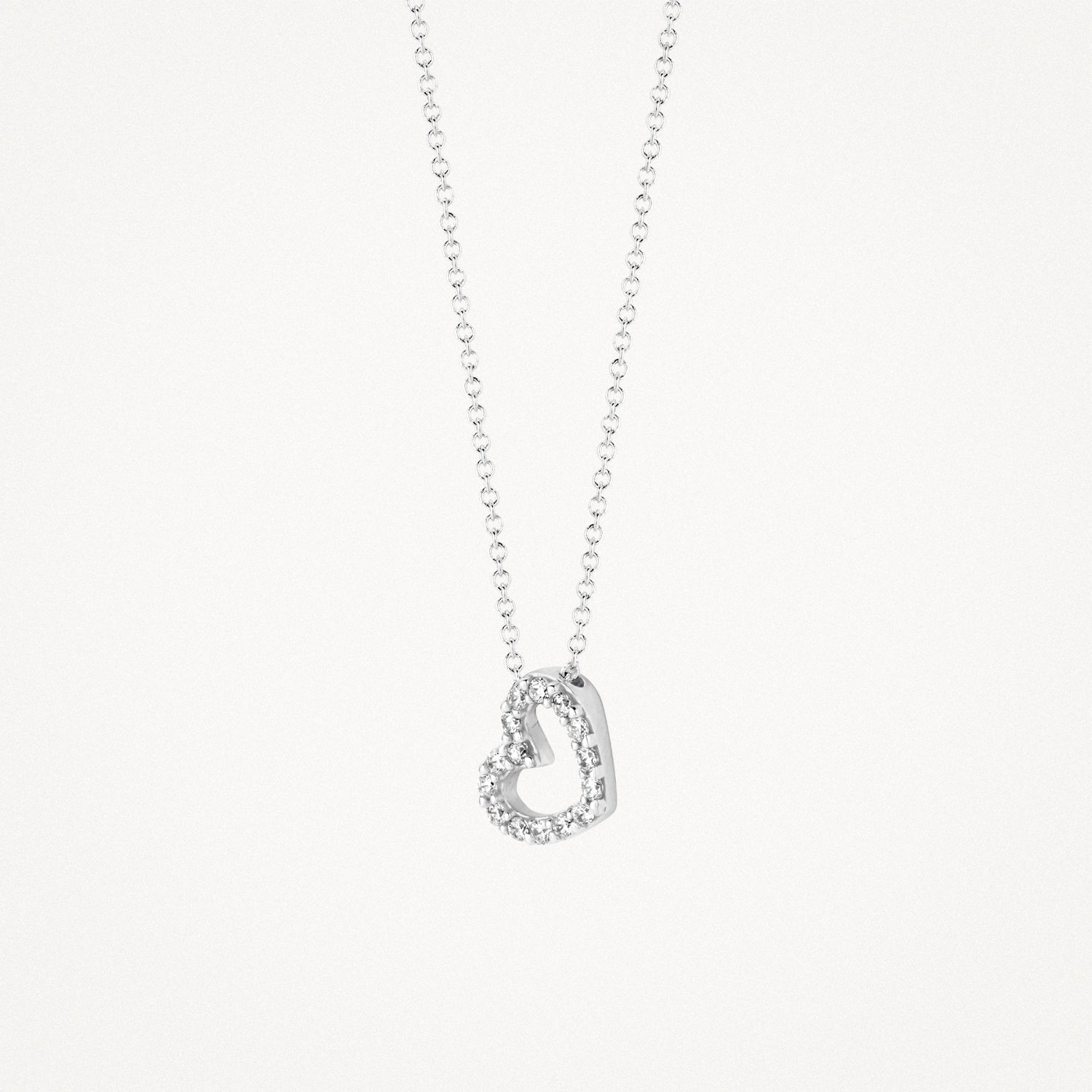 Blush Ketting 14kt Witgoud 3072WZI