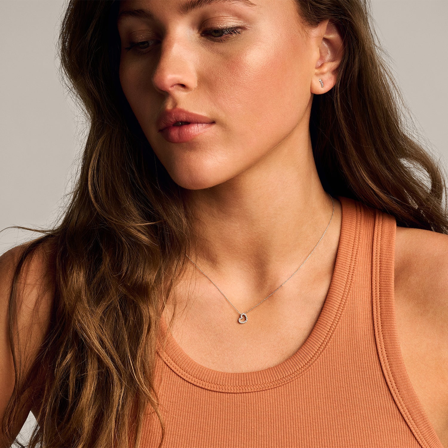 Blush Ketting 14kt Witgoud 3072WZI