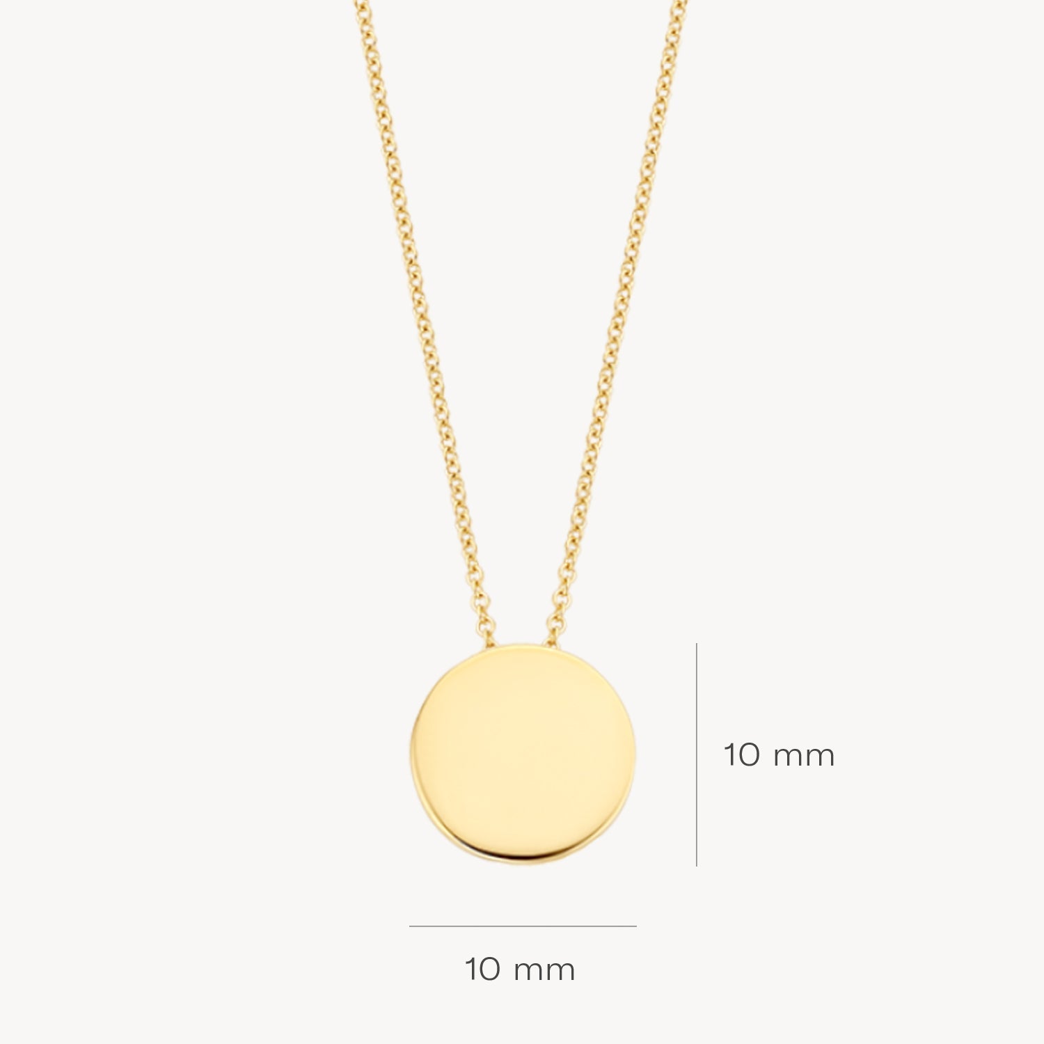 Blush Ketting 14kt Goud 3080YGO