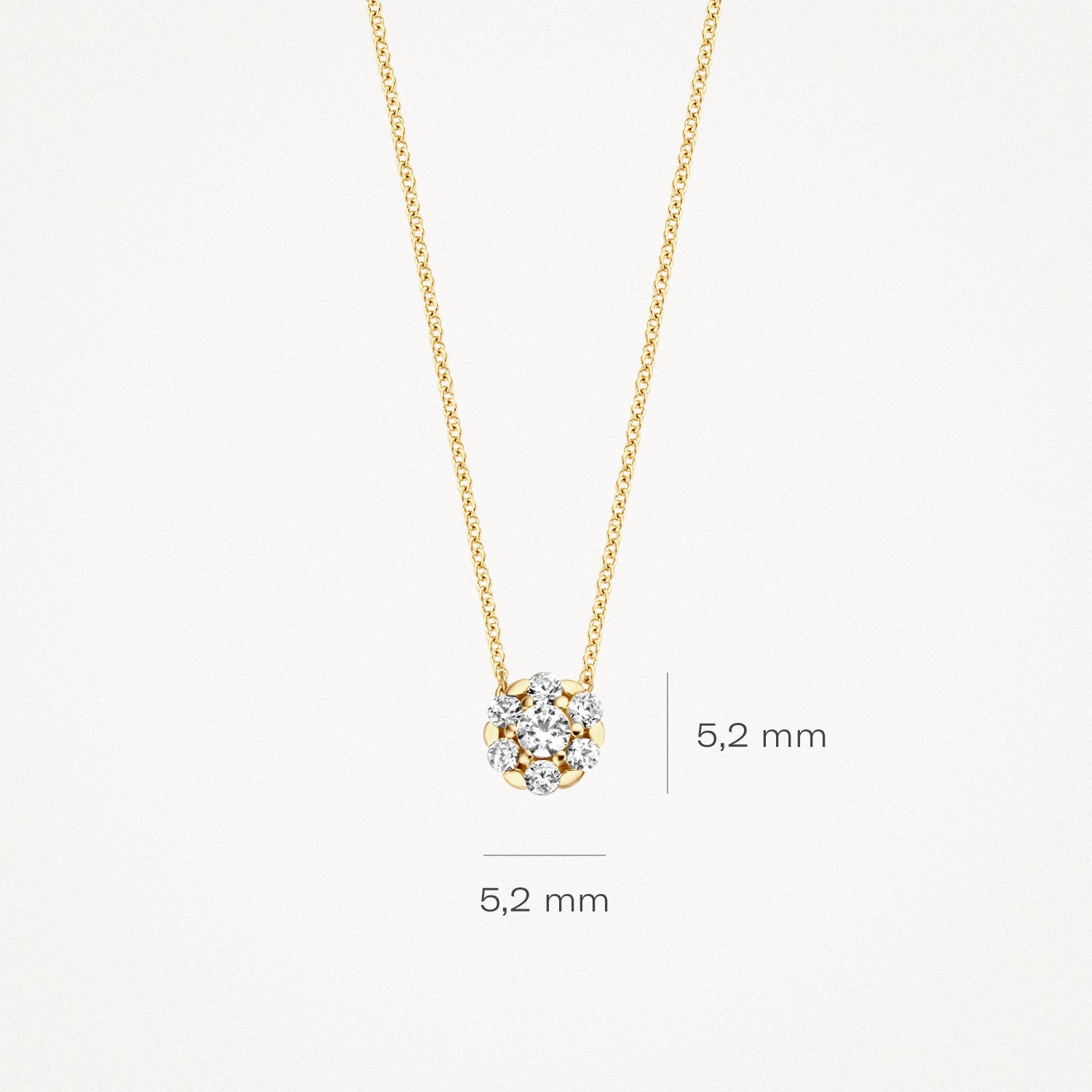 Blush Ketting 14kt Goud 3097YZI