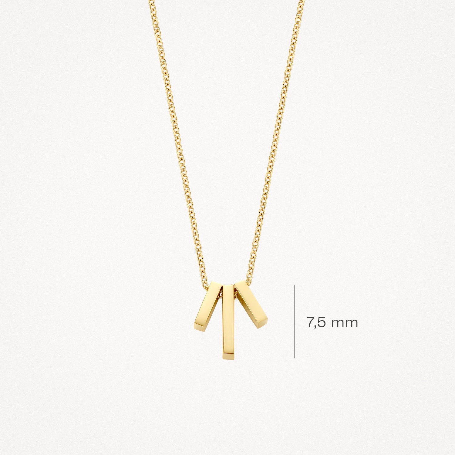 Blush Ketting 14kt Goud 3121YGO