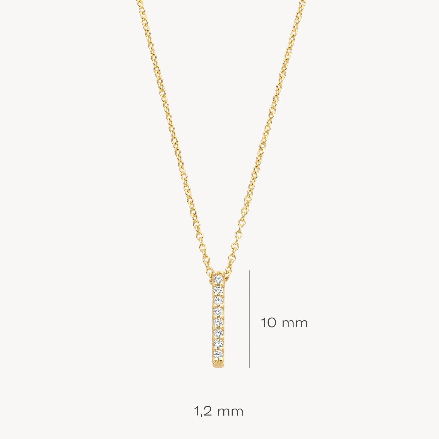 Blush Ketting 14kt Goud 3133YZI