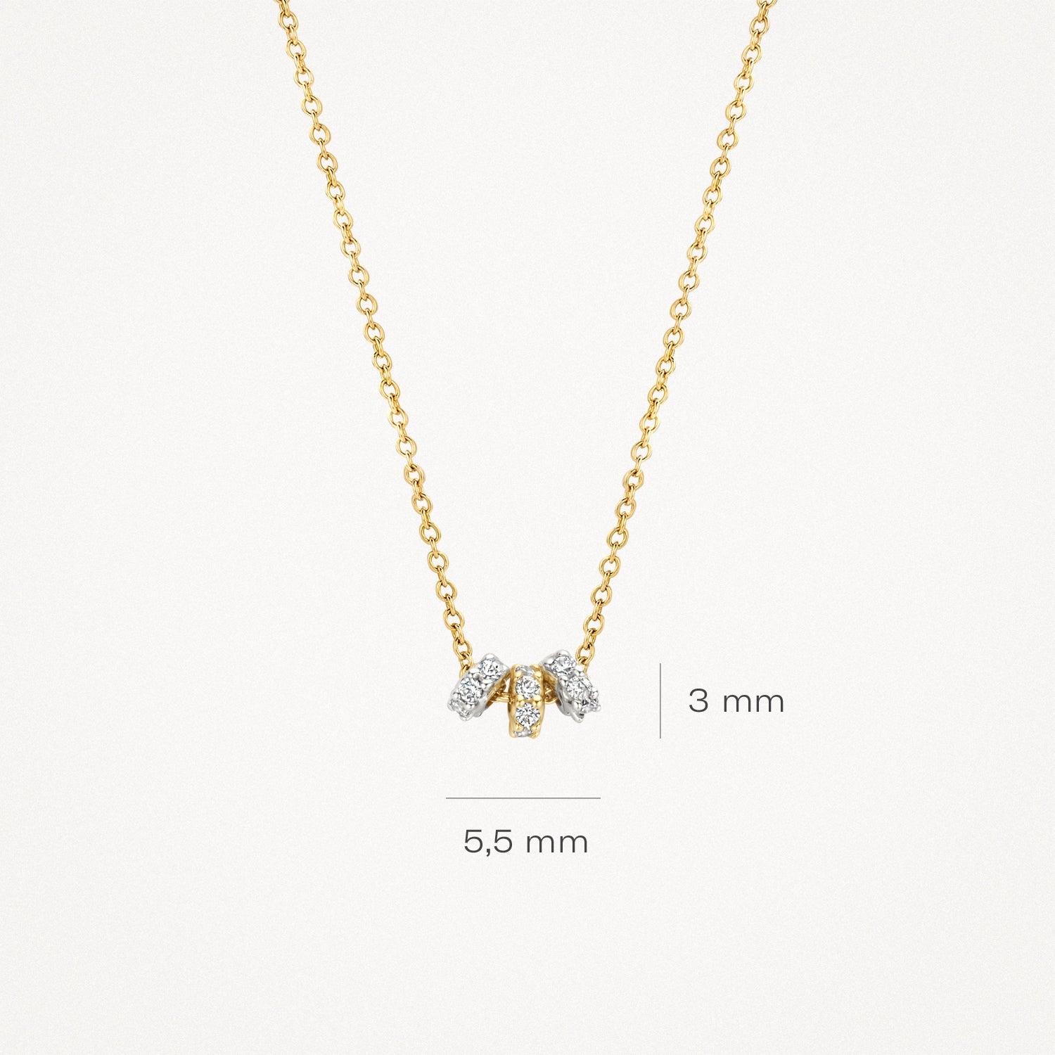 Blush Ketting 14kt Goud 3136BZI