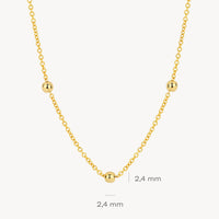 Blush Ketting 14kt Goud 3145YGO