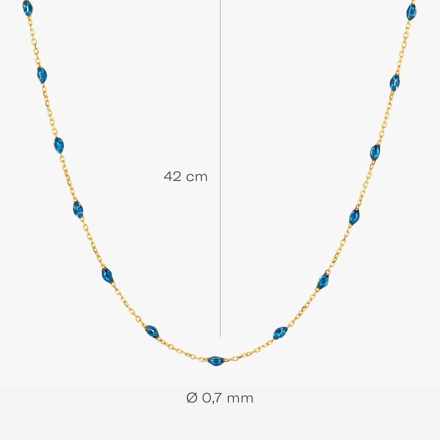 Blush Ketting 14kt Goud 3162YRB