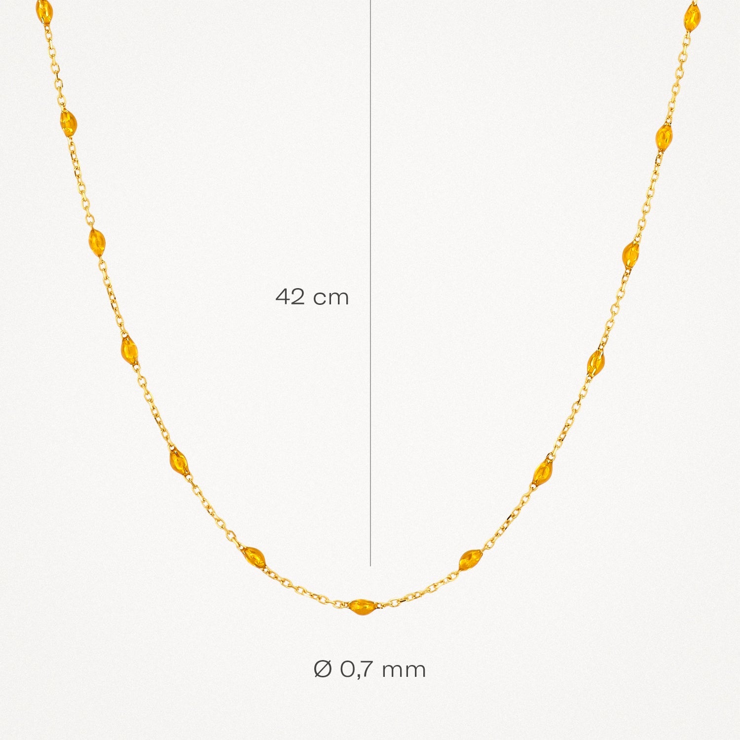 Blush Ketting 14kt Goud 3162YRC