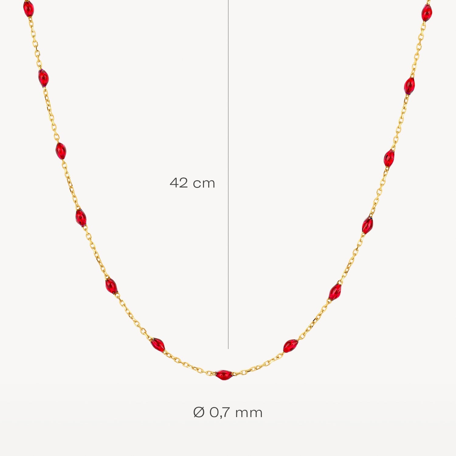 Blush Ketting 14kt Goud 3162YRR