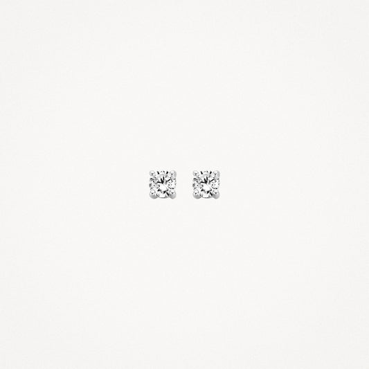 Blush Oorknoppen 14kt Witgoud 7212WZI