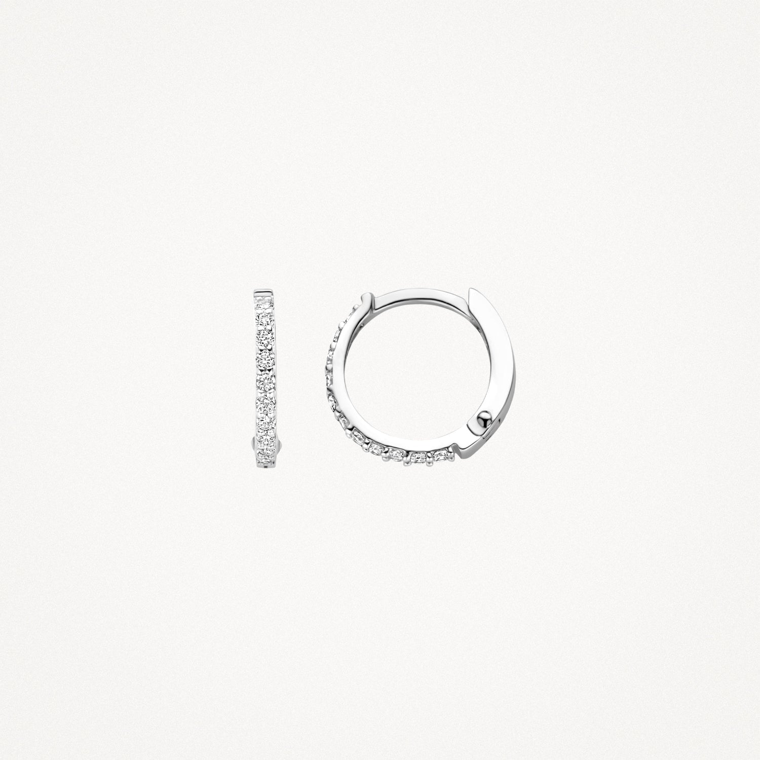 Blush Oorringen 14kt Witgoud 7269WZI