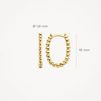 Blush Oorringen 14kt Goud 7272YGO