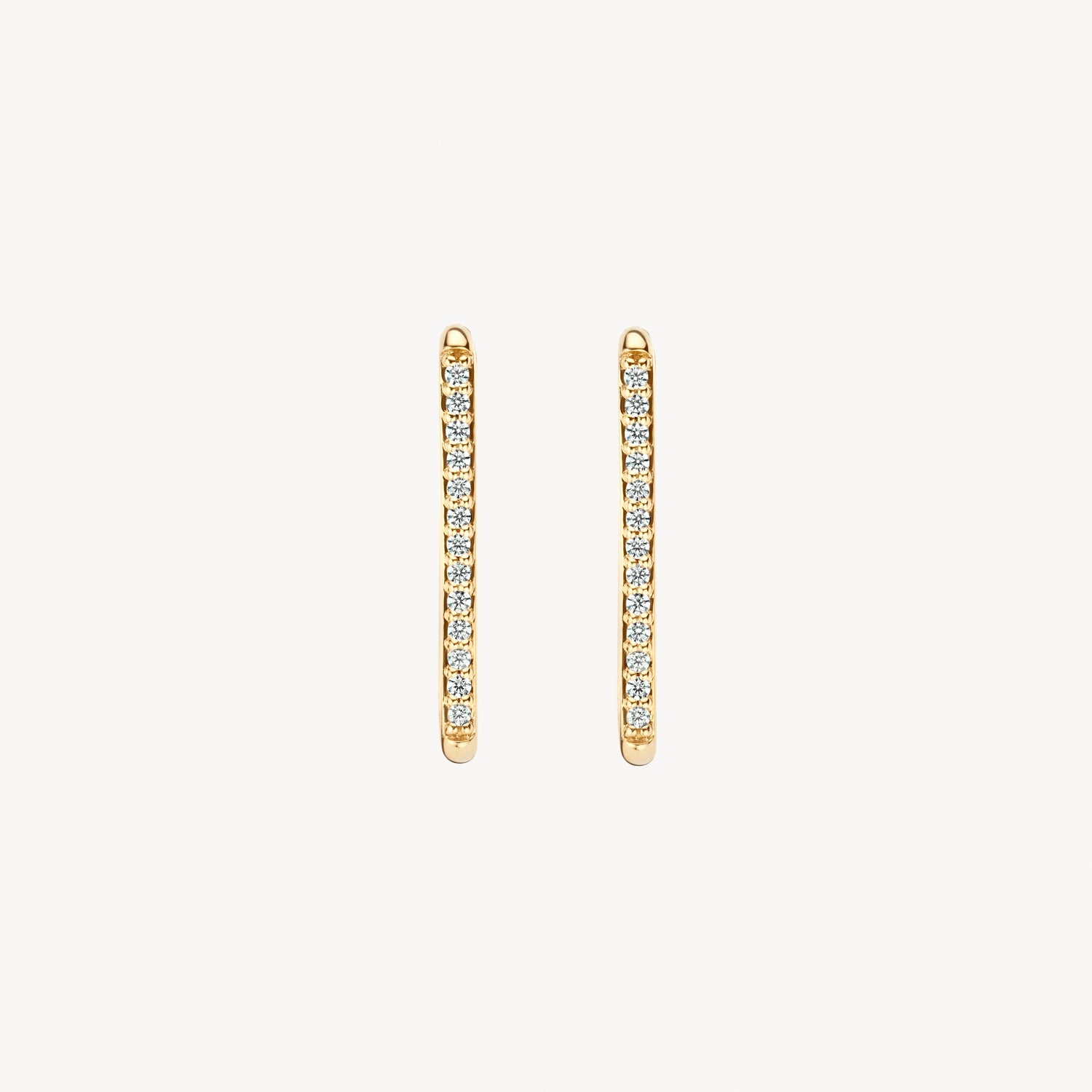 Blush Oorringen 14kt Goud 7343YZI