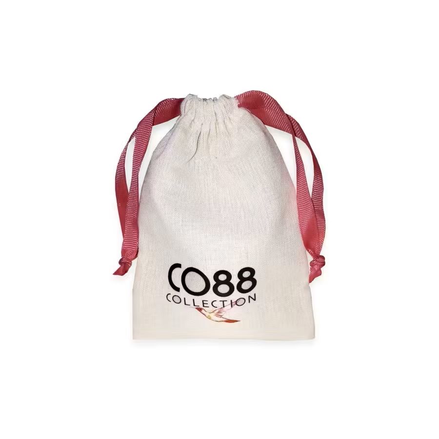 CO88 Collection Stalen Ketting Goud met Zirkonia's 8CN-26466