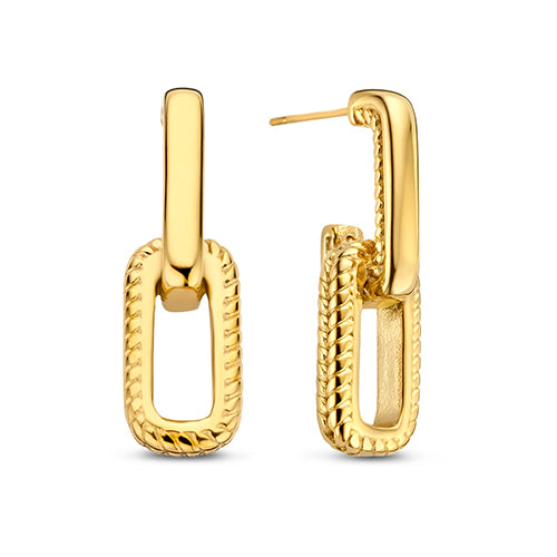 CO88 Collection Stalen Oorhangers Goud 8CE-70556