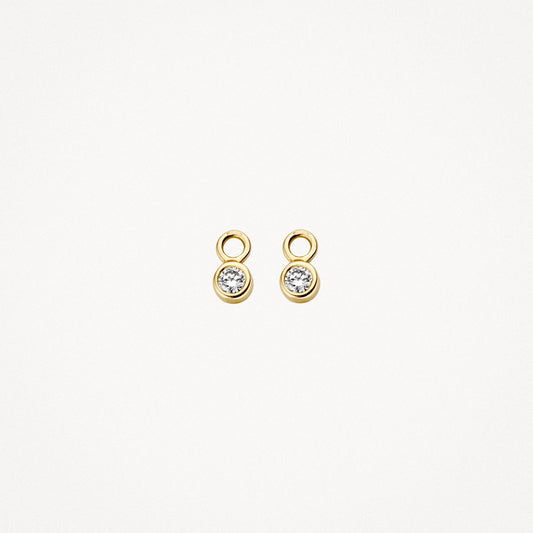 Blush Oorbedels 14kt Goud 9058YZI