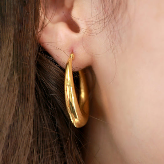 CO88 Collection Stalen Oorringen Goud 8CE-70528