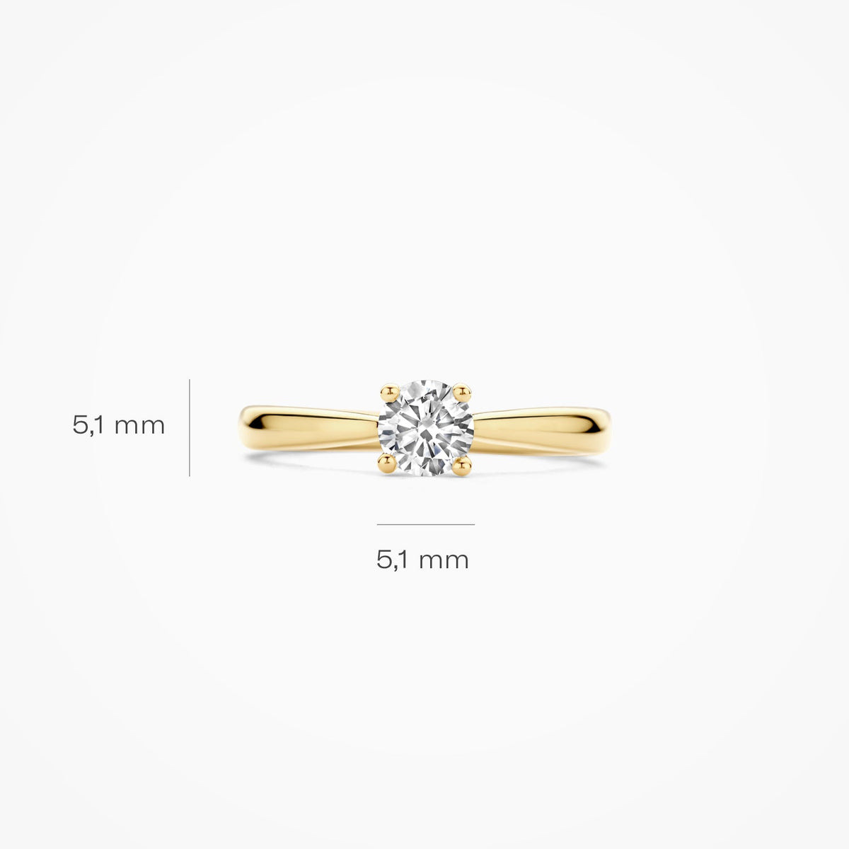 Blush Lab grown diamond ring LG1003Y/54