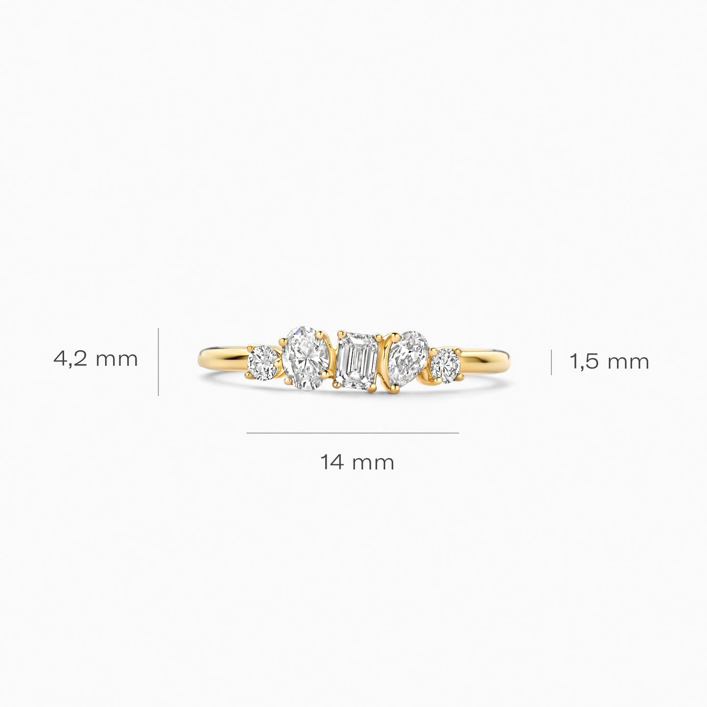 Blush Ring Lab Diamonds LG1032Y/52