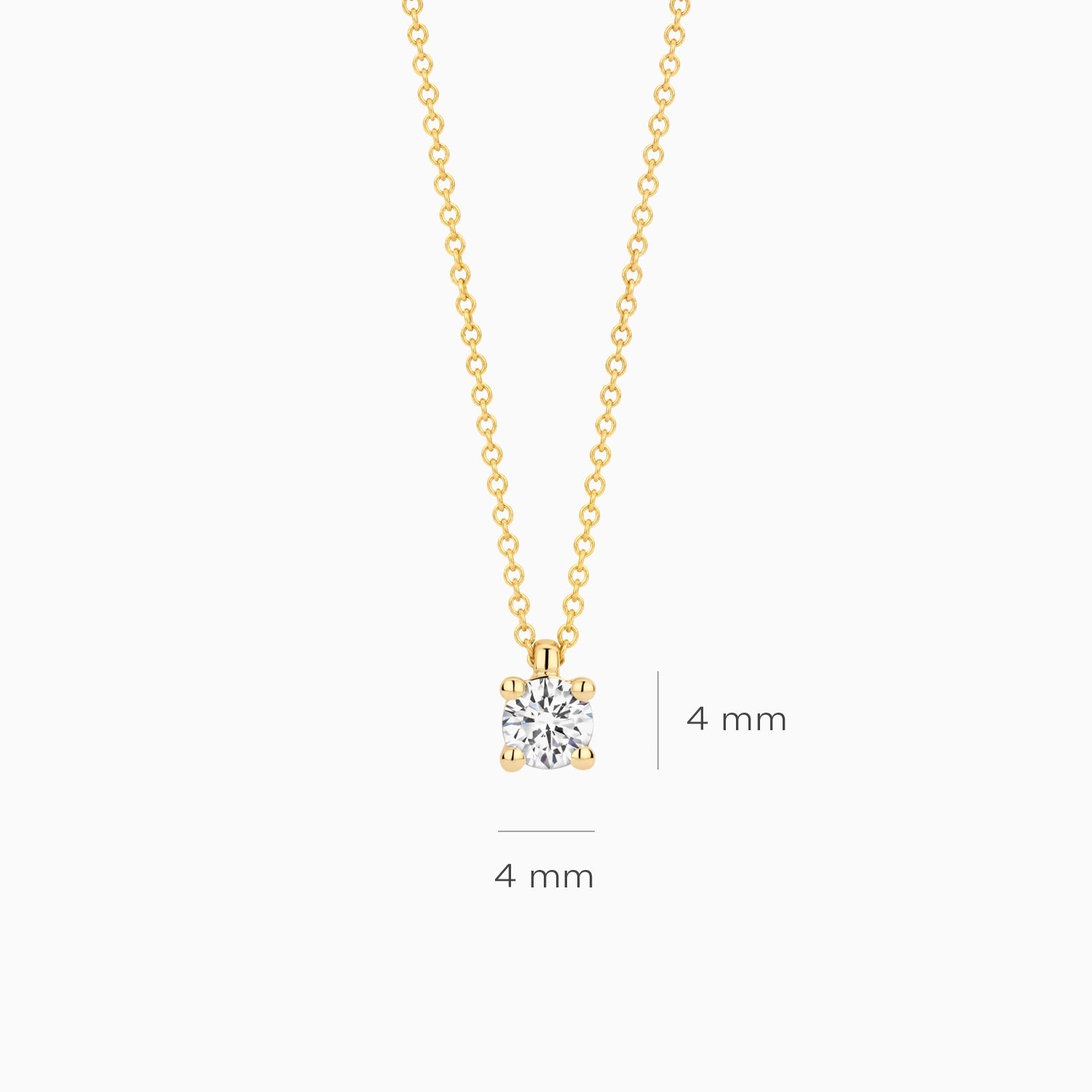 Blush Ketting 14kt Goud LG3001Y