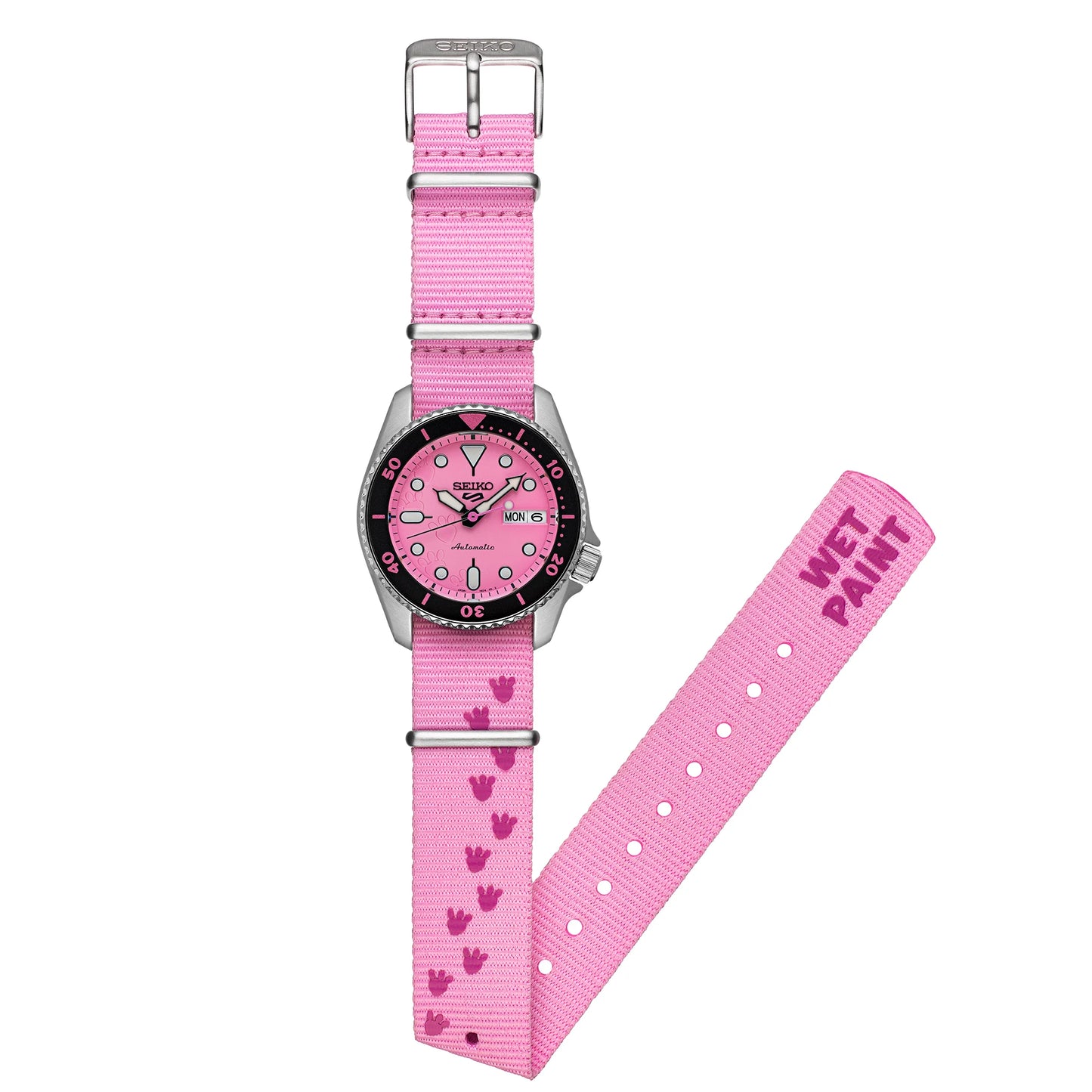 Seiko 5 Sports x Pink Panther SRPM07K1