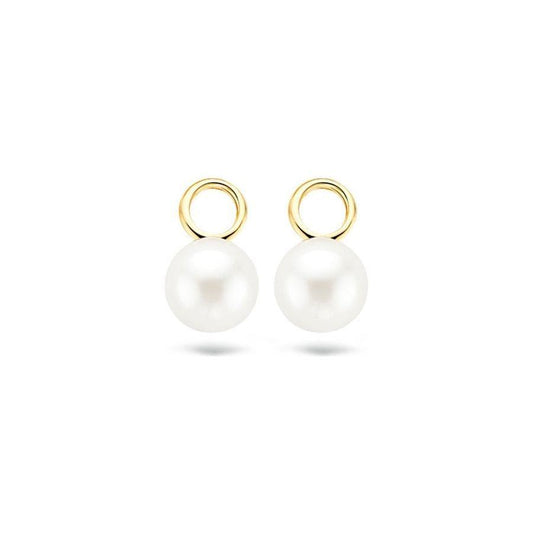 Blush oorbedel goud parel 9046YPW