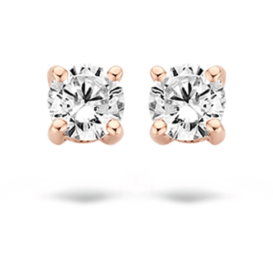 Blush oorknoppen roségoud 7212RZI