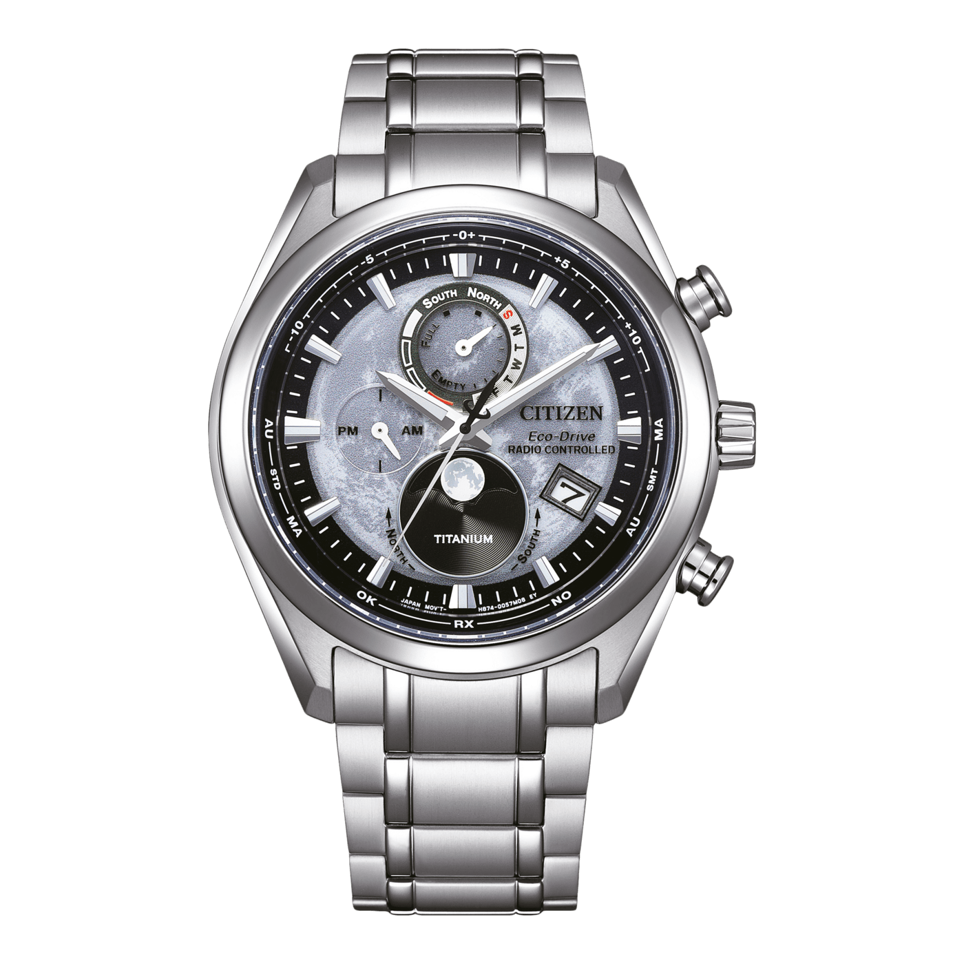 Citizen Radio Controlled 'Tsuki - yomi' Moonphase BY1010 - 81H