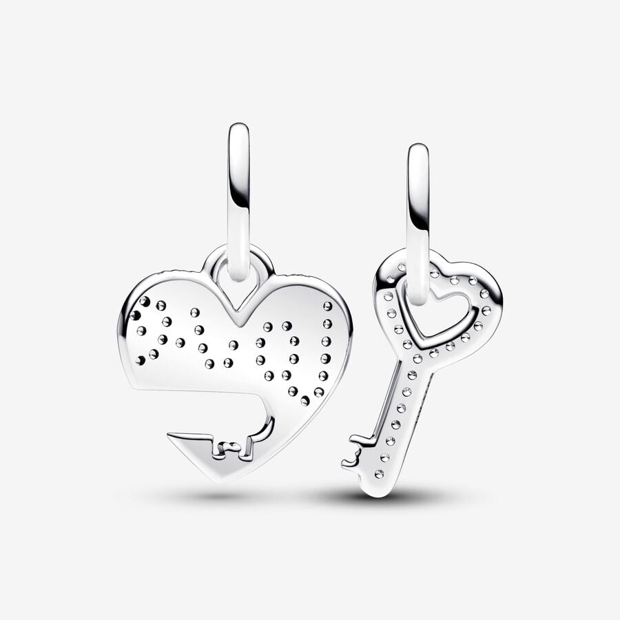Pandora Bedel Deelbaar Hart en Sleutel 793081c01