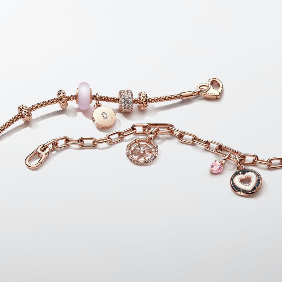 Pandora Bedel Roze Chakra Hart 783042c01