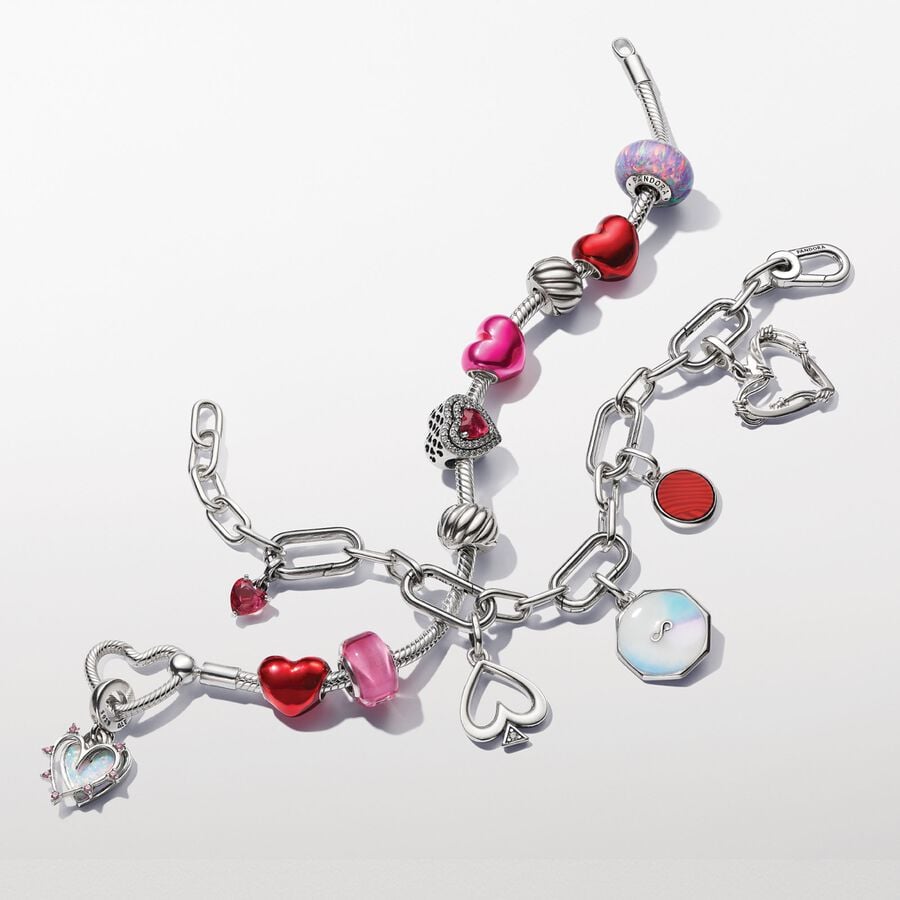 Pandora Bedel Roze Muranoglas 793107c00