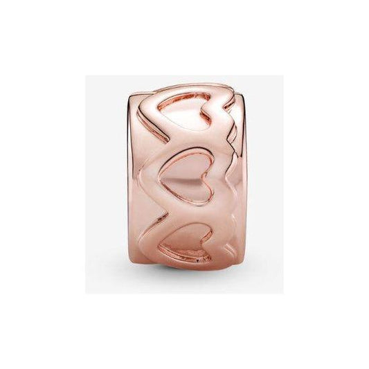Pandora Clip Bedel Rose Harten 781978