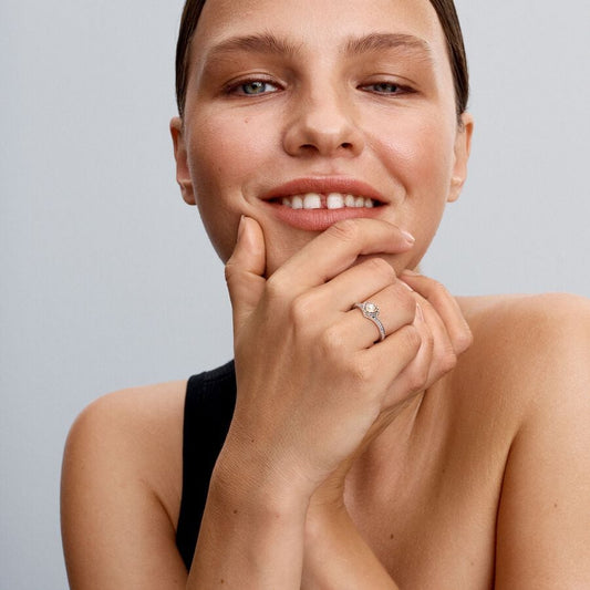 Pandora Disney Prinses Ariël Schelp Zoetwaterparel Ring 193654C01 - 54