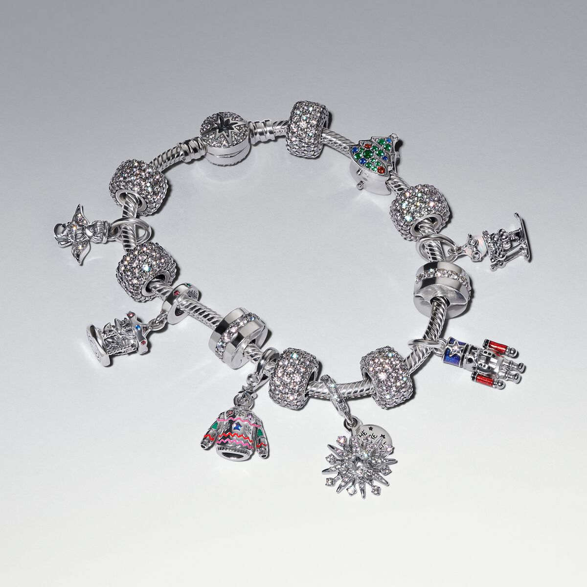 Pandora Dubbele Bedel Vuurwerk 793512C01