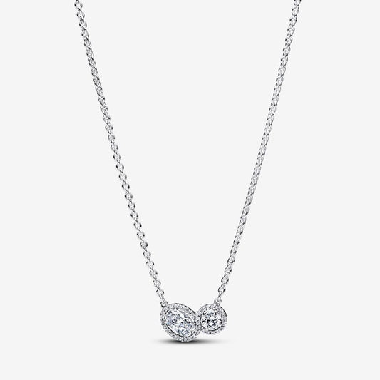 Pandora Embracing Halo Ketting 393776C01 - 45