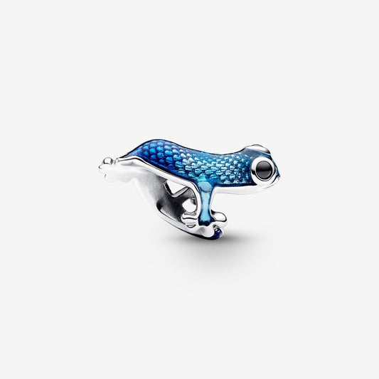 Pandora Metallic Blauwe Gecko Bedel 792701C01