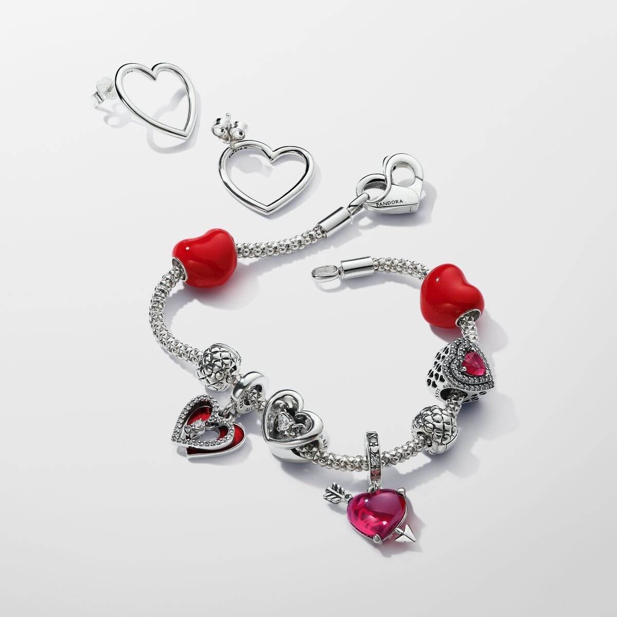 Pandora Moments Studded Chain Armbanden 592453C00 - 18