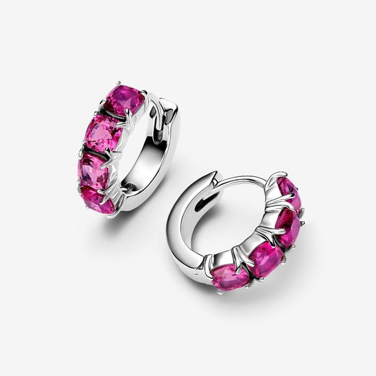 Pandora Roze Oorringen 293851C02 - Juwelier van Dam