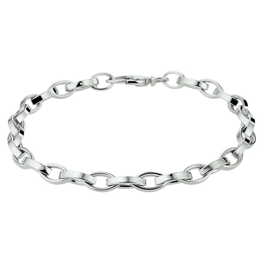 vDam Armband Anker 5,2 Mm 19 Cm Zilver Gerhodineerd 1329083