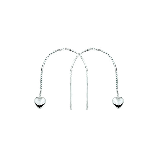 vDam Doortrekoorbellen Hart Zilver Gerhodineerd 1329589