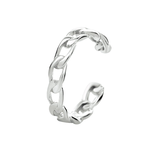 vDam Earcuff Schakel Zilver Gerhodineerd 1334224