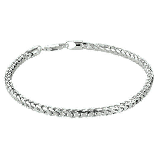 vDam Gourmette 3,0 Mm Zilver Gerhodineerd 1337477