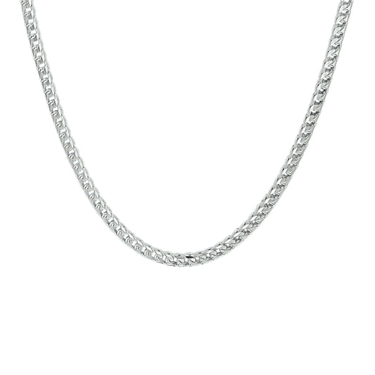 vDam Gourmette 3,0 Mm Zilver Gerhodineerd 1337480