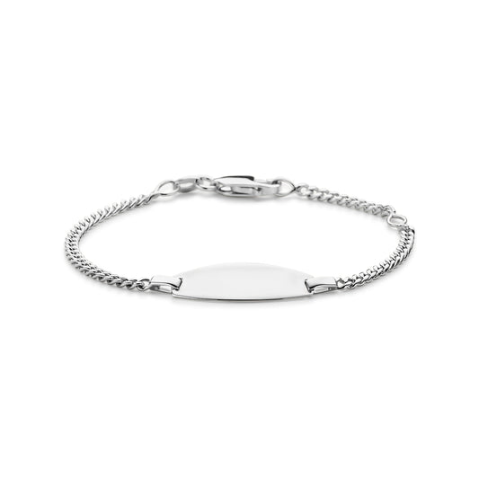 vDam Graveerarmband 11 - 13 Cm Zilver Wit 1021940