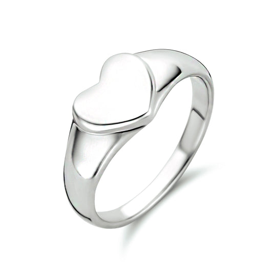 vDam Graveerring Hart Zilver Gerhodineerd 1334277