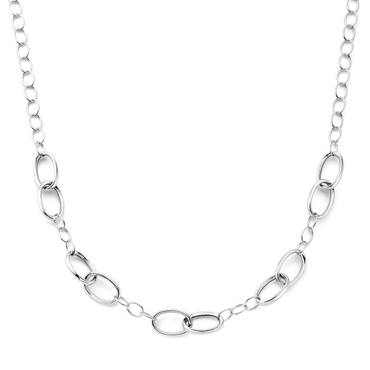 vDam Ketting 11 Mm 45 Cm Zilver Gerhodineerd 1341746